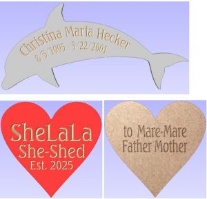 Dolphin and Heart signs